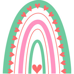 colorfull valentine rainbow