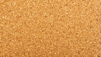 Aerial View of Cork Board Texture, Overhead Shot of Brown Cork Background