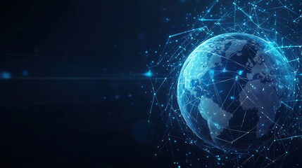 Obraz premium Global Network Connection