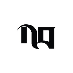 ND monogram logo design letter text name symbol monochrome logotype alphabet character simple logo