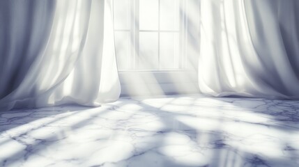 Elegant Modern Interior with Soft Light and Granite Texture