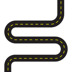 Fototapeta premium road map location