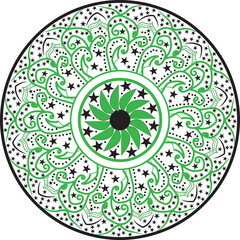 Mandala Flower Design flor, wall, match etc.