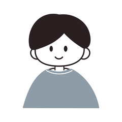 シンプルな男性のイラスト