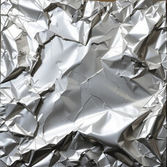 Silver background metal foil