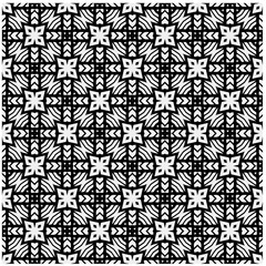 Seamless pattern with repeating abstract shapes.Black and white texture.Design element for prints, decoration, cover, textile,wallpaper, background, wrapping paper, clothing, fabric, package, cards.