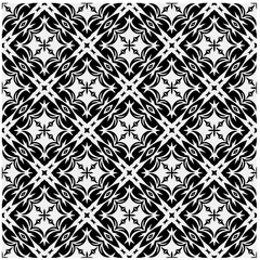 Seamless pattern with repeating abstract shapes.Black and white texture.Design element for prints, decoration, cover, textile,wallpaper, background, wrapping paper, clothing, fabric, package, cards.