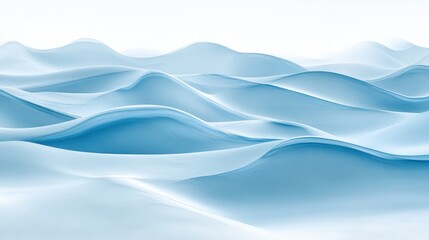 Fototapeta premium Soft Light on Textured Snowy Landscape