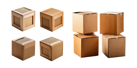 Collection of Various Cardboard Boxes