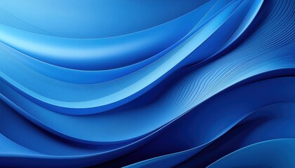 Fluid shapes and textures in varying shades of blue create abstract background