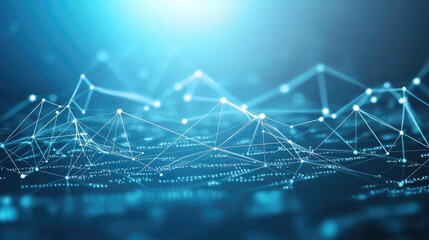 Abstract Digital Background, Binary Code and AI Algorithms in Motion, Ideal for Tech - Themed Visuals and Representing the Digital Realm