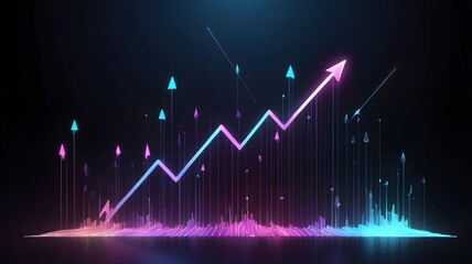 Fototapeta premium The Price Drop Analyzing a Futuristic Stock Market Crash