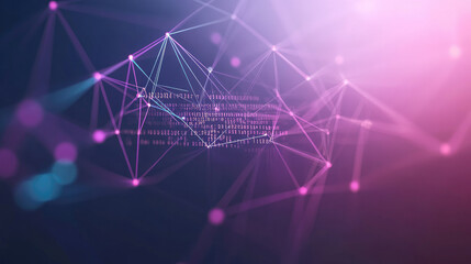 Abstract Digital Background, Binary Code and AI Algorithms in Motion, Ideal for Tech - Themed Visuals and Representing the Digital Realm