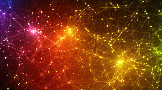 Abstract Digital Background, Binary Code and AI Algorithms in Motion, Ideal for Tech - Themed Visuals and Representing the Digital Realm