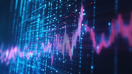 Clean background showing technology and finance interactions