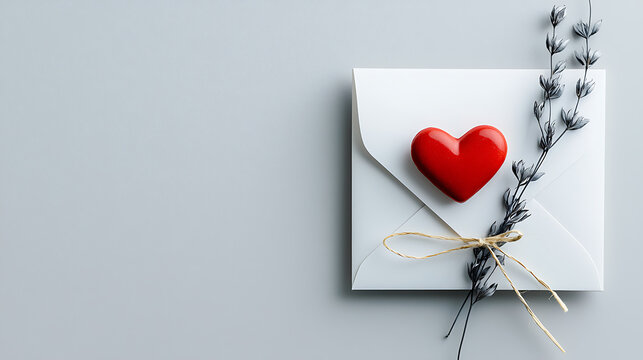 Sending love heart-shaped gift home romantic gesture minimalist design close-up affection