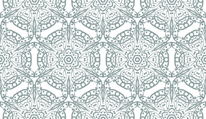 Creative Geometric Ornament. Seamless Vector Illustration. Design for Fashion, Interior, Textile