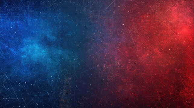 Abstract Digital Background, Binary Code and AI Algorithms in Motion, Ideal for Tech - Themed Visuals and Representing the Digital Realm