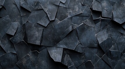 Abstract Dark Grey Irregular Stone Texture Background.