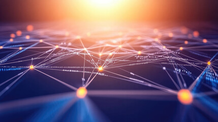 Abstract Digital Background, Binary Code and AI Algorithms in Motion, Ideal for Tech - Themed Visuals and Representing the Digital Realm