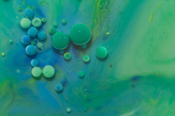 oil, water and milk create interesting pictures