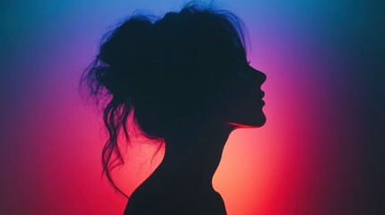 Vivid Gradient Artistic Background with Creative Light Blurs