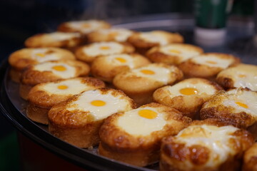 Korean Gyeran-bbang or Egg bread it is famous street food