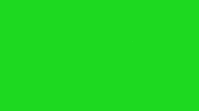 Scroll up or swipe up gesture with arrow animation green screen