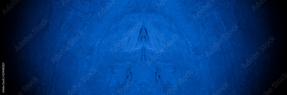 Aufkleber old wall pattern texture cement blue dark abstract blue color design are light with black gradient b