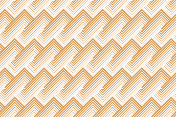  Abstract geometric pattern with stripes, lines. Seamless vector background. White and golden ornament. Simple lattice graphic design
