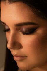 Fototapeta premium girl's eyes with makeup