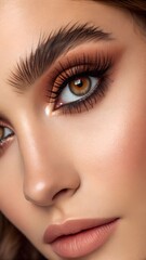 Obraz premium close up of a female eye 