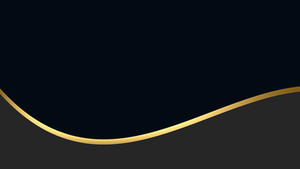 luxury black and gold color background with golden border
