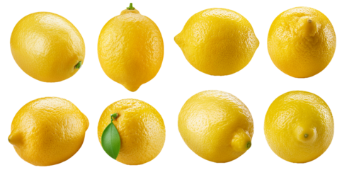 Lemons Collection -  A Close-Up View of Fresh and Juicy Lemons