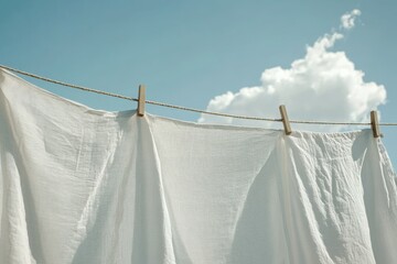 Pixel Perfect Picture of Closeup of Clothes Drying on Clothesline