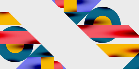 Vibrant abstract background circles with smooth gradients, creating a dynamic and modern design. Ideal for creative, tech, or contemporary-themed projects