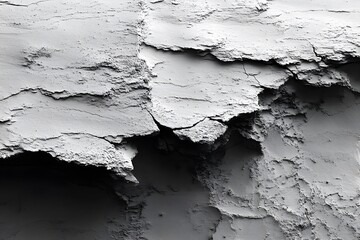 Obraz premium Abstract Textured Surface with Cracked Plaster for Architectural Design