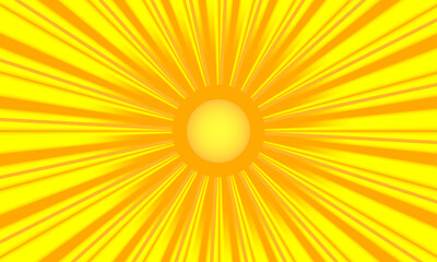 starburst yellow abstract background element of design. orange sunburst - sunray vector illustration