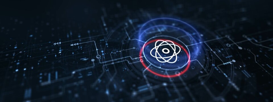 Quantum Computing Concept: Revolutionizing Information Processing Through Quantum Mechanics.