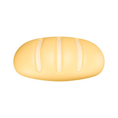 a 3D rendered illustration of baguette bakery