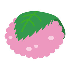 桜餅のイラスト