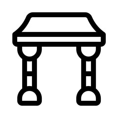paifang line icon, perfect for uiux website and mobile apps projects
