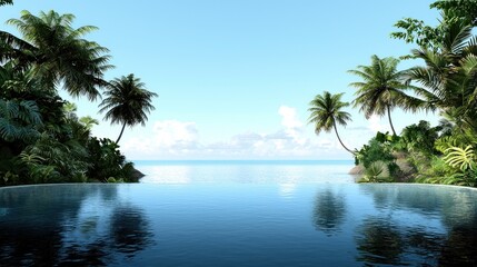 Tropical Infinity Pool Paradise