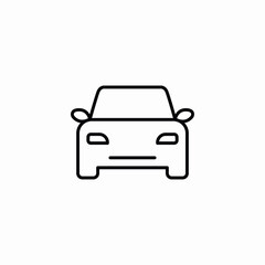Car automobile transport icon vector sign