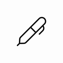 Pen edit write icon vector sign