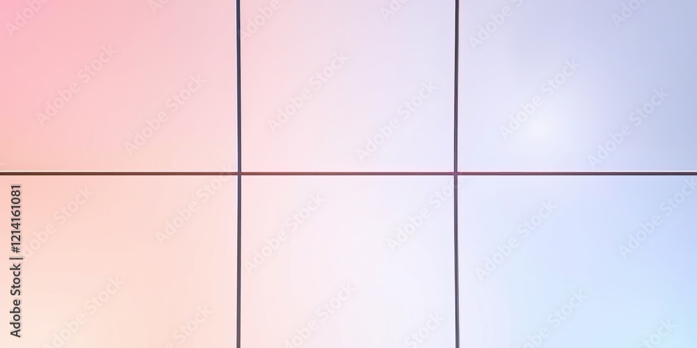 Aufkleber soft pastel hues blend seamlessly within a grid structure, presenting a versatile backdrop ideal for