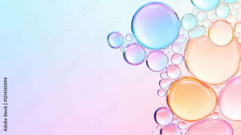 Leinwandbilder a stunning macro photograph of effervescent beauty tablets fizzing in water, with bubbles and light 