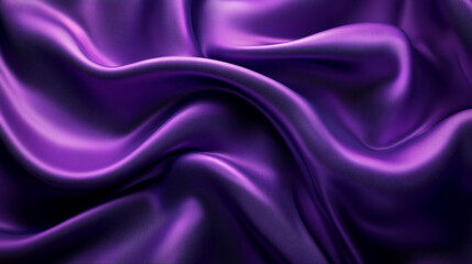 Obraz premium Smooth and luxurious purple fabric draping gracefully in soft waves