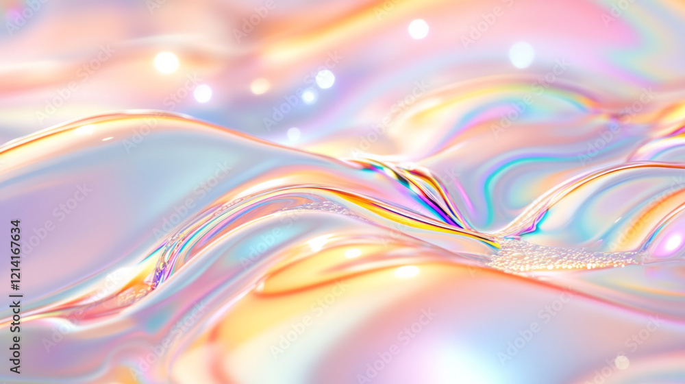 Poster a close-up macro shot of sparkling soap bubbles forming unique shapes on a clean surface, highlighti