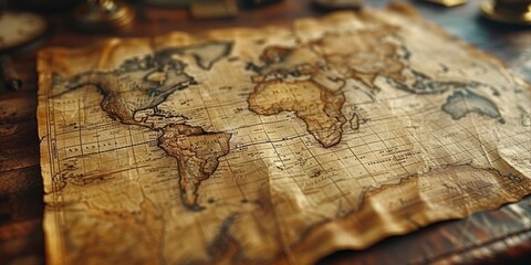 Vintage World Map